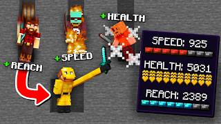 Minecraft Manhunt, but Hunters Dying Increases my EVERYTHING