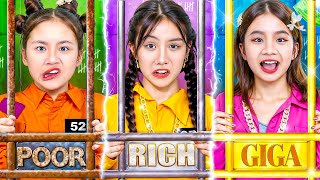 Cô Gái Nghèo vs Giàu vs Siêu Giàu Trong Tù! Ai Là Tù Nhân Tốt Nhất?