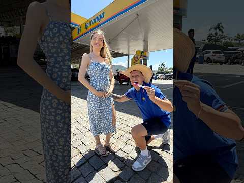 A CLIENTE TÁ GRÁVIDA DE MIM ❤️ #gasolina #frentista
