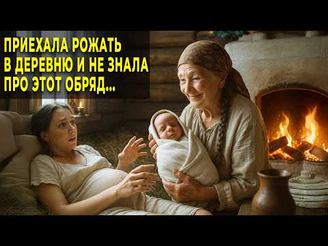 В этой деревне был странный обряд приняв роды первенца отправляли печь. Алина рожала и не знала...