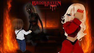 Cette maison a BRÛLÉ avec sa propriétaire… 💀 SUR BROOKHAVEN 🏡 RP ! Horror movie