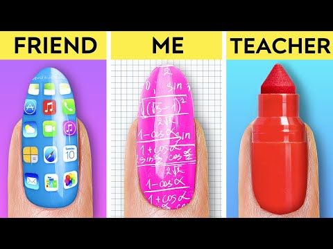 SECRET SCHOOL HACKS || School & Drawing Hacks: Level Up Your Skills! by 123 GO! Genius