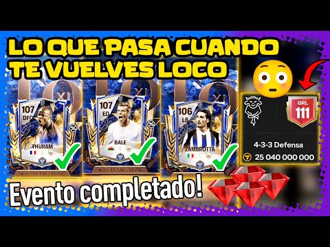 ¡Locura máxima! Gasto +130K joyas en los TOTY, +3 mil millones y llego a GRL 111 | FC Mobile