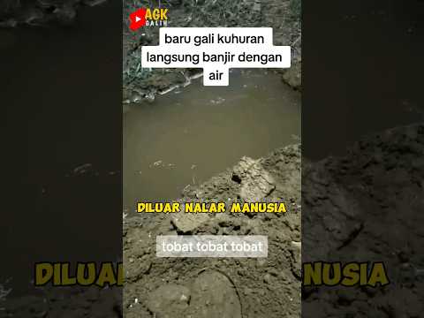 KUBURAN KELUAR AIR😱😱😱
