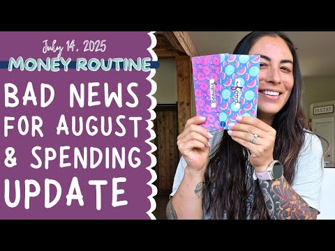 Money Routine | Budget Update For August + Spending Update