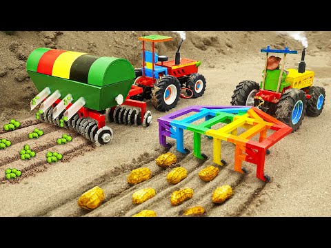 Top diy tractor modern plough machine science project | Construction Vehicles, Road Roller