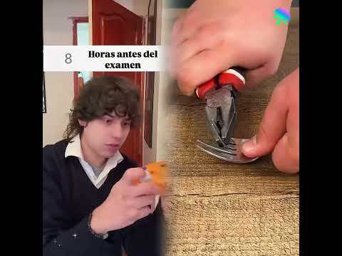 Existen dos tipos de estudiantes preparándose para un examen