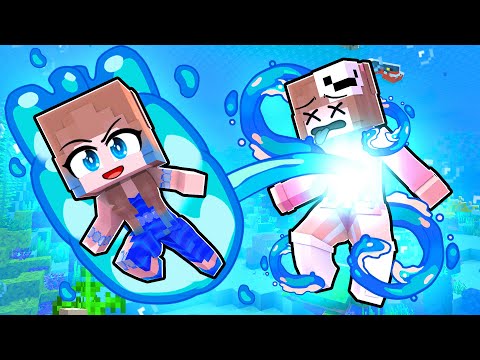 LAYSA MORREU e VOLTOU como ELEMENTAL de AGUA no MINECRAFT!