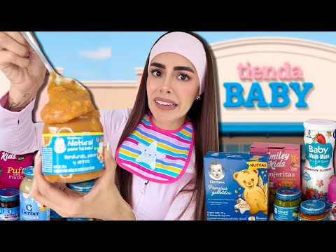 Probando la PEOR comida para bebé que VENDEN en los supermercados. 🍼👶🏻