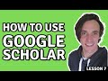 Google Scholar Usage and Features