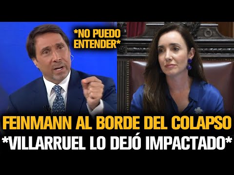 FEINMANN AL BORDE DEL COLAPSO POR VILLARRUEL EN EL GOBIERNO