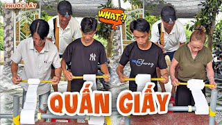 Trò Chơi Nhanh Tay Quấn Giấy Vui Nhộn | Phước Lầy