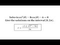 Trigonometric Equations and Angles