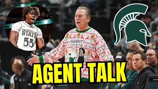 Tom Izzo Says He Talked To Coen Carr's Agent To Inspire Breakout Game, "I'll Get Back After Him!"