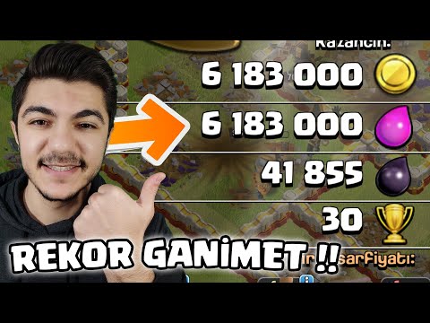 HAMMER JAMİN REKOR GANİMETİ !!- Clash Of Clans