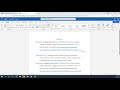 MLA Formatting and Microsoft Word Basics