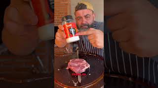 Coração de boi na churrasqueira