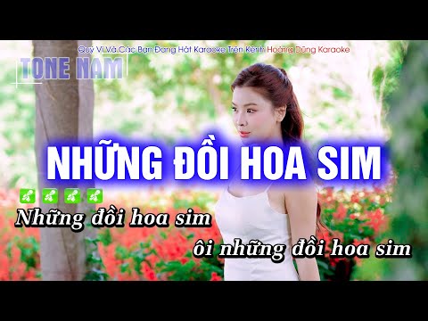 Karaoke Những Đồi Hoa Sim (Tone Nam) Beat Công Tuấn cực hay – Hoàng Dũng Karaoke