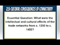 Cultural Exchange and Historical Impacts