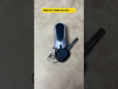 When kids found car keys ๐ ๐|#comedy #funny #shorts