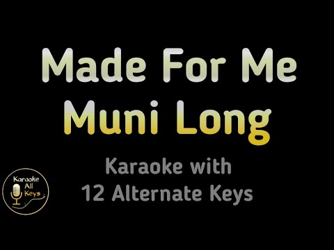 Muni Long – Made For Me Karaoke Instrumental Lower Higher Male & Original Key