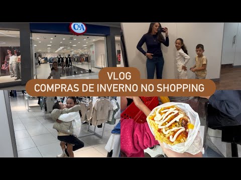 VLOG NO SHOPPING: compras de inverno | hambúrguer Raiz | amei as roupas 😨