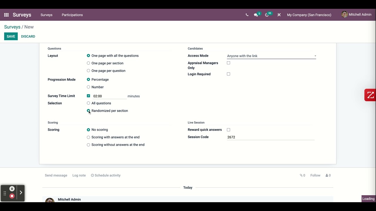 Odoo Survey Module | 30.06.2021

Surveys are key forms for organizations to identify product requirements, satisfaction levels, feedback, and many other aspects of ...