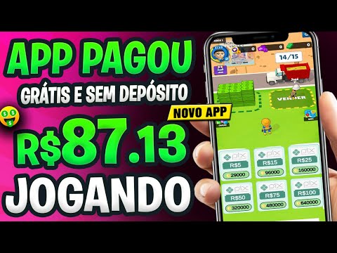 Pagou R$87.13🤑 (não precisa convidar)😱 APP para GANHAR DINHEIRO JOGANDO💸App que Paga no Pix 2024