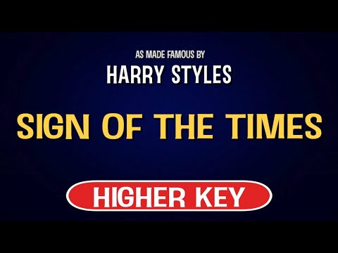 Harry Styles – Sign Of The Times | Karaoke Higher Key
