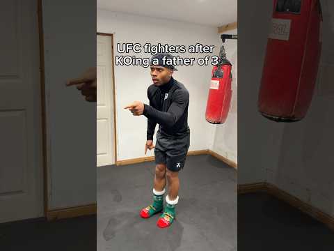 UFC fighters after KOing a father of 3