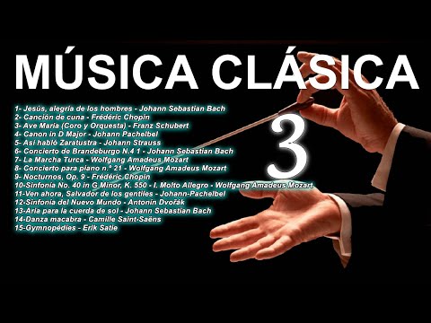 MÚSICA CLÁSICA pt3 Dvorak, Mozart, Bach, Chopin, Erik Satie, Schubert, Strauss