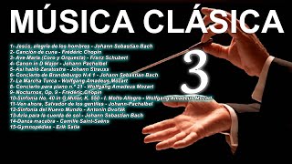 MÚSICA CLÁSICA pt3 Dvorak, Mozart, Bach, Chopin, Erik Satie, Schubert, Strauss