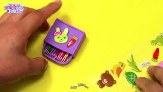2 MANUALIDADES: Facilísimas!! 📚Como hacer LAPICERA Y LÁPICES✍️ para muñecas Barbie con foami 😊🩷