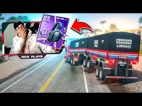 JOGUEI GLOBAL TRUCK ONLINE COM MEU NOVO HeadSet Gamer!! FIFINE Ampligame H9 😍