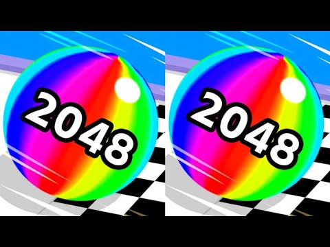 Ball Run 2048 Merge Race Run 3D ! All Levels Gameplay (1013) android  #gaming #games #ballgame