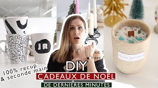 4 IDEES DE CADEAUX A FAIRE SOI MÊME de DERNIÈRES MINUTES - RECUP' & SECONDE MAIN - DIY facile