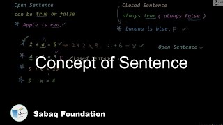 Concept of Sentence