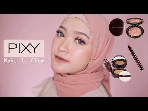 FLAWLESS MAKEUP KE SEGALA ACARA PAKE PIXY MAKE IT GLOW BARU + SWATCHES CRAYONTTENTION | saritiw