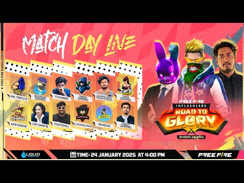 [🔴LIVE] MATCH DAY  || ROAD TO GLORY I FT. @FreeFireBangladeshOfficialYT @raadvaiyt829 @MrTripleR