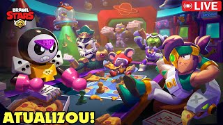 🔴 BRAWL STARS AO VIVO ❗️ NOVA ATUALIZAÇÃO ➕ 🍕 NOVO EVENTO ➕ 🎁 PRESENTE GRÁTIS