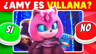 👍🏻 SI o NO 👎🏻 Elige un Botón 🦔💙🎀 Sonic 3 La Pelicula | Chica Trivia/Quiz Sonic