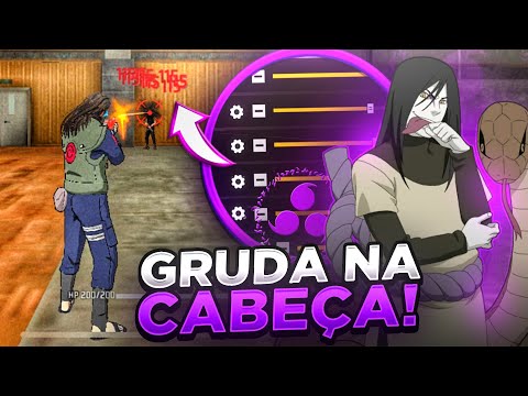 SAIU! a MELHOR SENSIBILIDADE para SUBIR CAPA no FREE FIRE na NOVA ATUALIZAÇÃO! 🔥 + DPI FF + BOTÃO