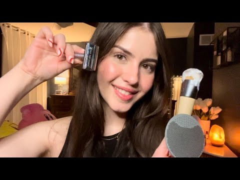 ASMR en Español - Barberia Roleplay 💤🪒 (Atención Personal con Layered Sounds)