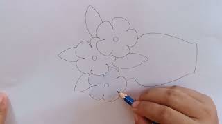 A painting of a beautiful vase of flowers, please complete it with me.