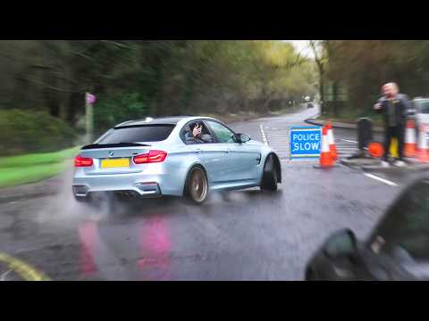 M3 IGNORES Police Warning & SENDS IT in a Storm!