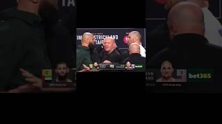 Chimaev Strickland face off