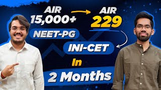 AIR 15,000+ in NEET PG to AIR 229 in INICET in just 2 Months | Journey of Dr Mrinal | Dr Aman #ini