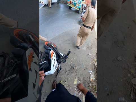 Police caught me🚨||Dropped the bike💔||@49mdvlogs