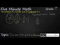 Exploring Division and Reciprocal Multiplication in 6th Grade Math
