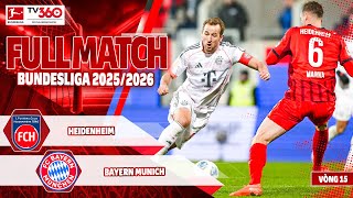 FULL TRẬN HEIDENHEIM VS BAYERN MUNICH: CHỐNG ĐỠ VÔ VỌNG, XÂY CHẮC VỊ TRÍ SỐ 1 | DLF 25/26